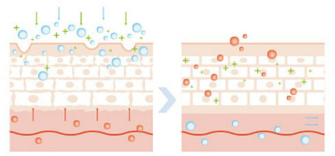 富士市こだわり美肌エステサロンのエクラ・アン・プリュスの炭酸導入・マッサージ